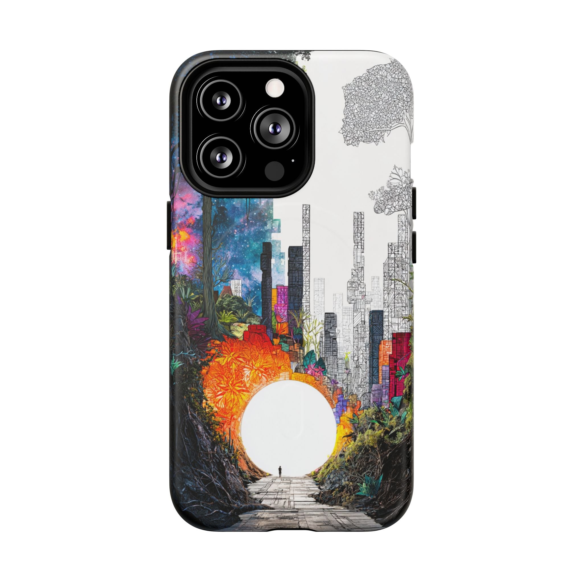 Between Worlds: Dividing Realities – Magnetic Tough iPhone Case