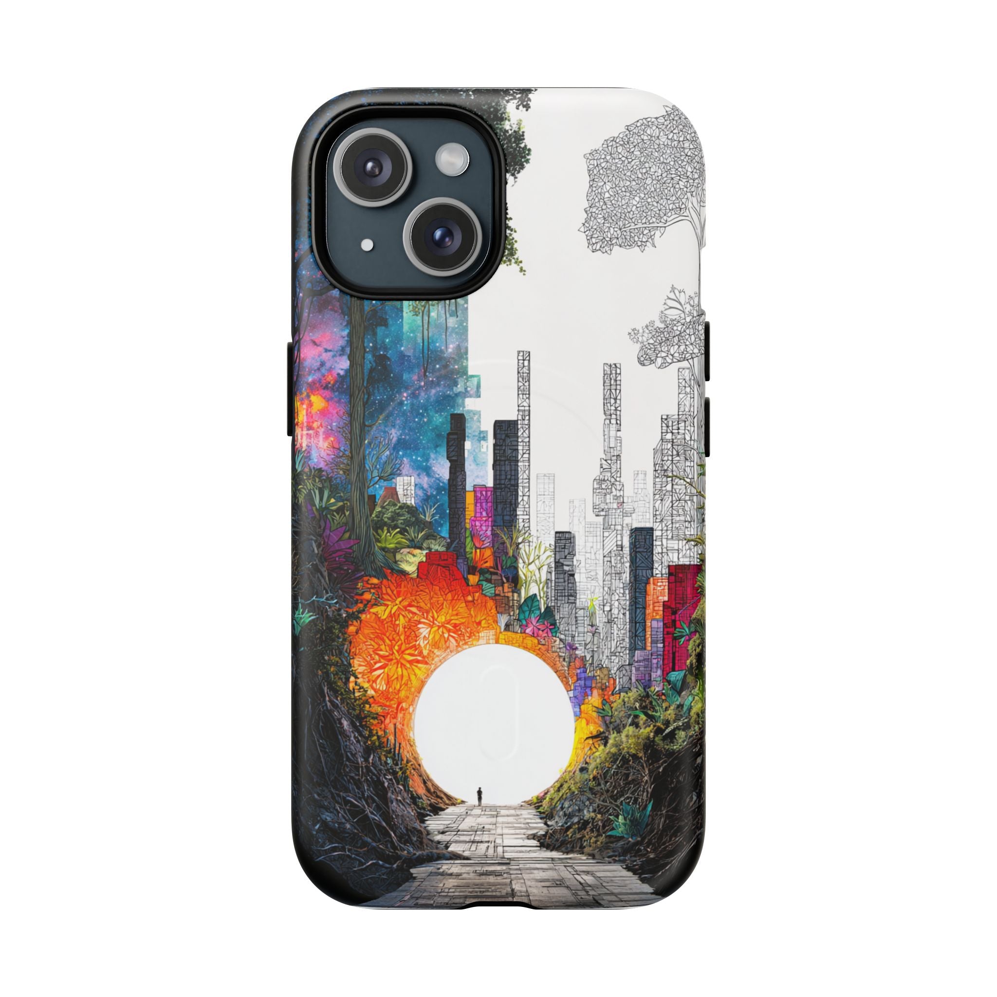 Between Worlds: Dividing Realities – Magnetic Tough iPhone Case