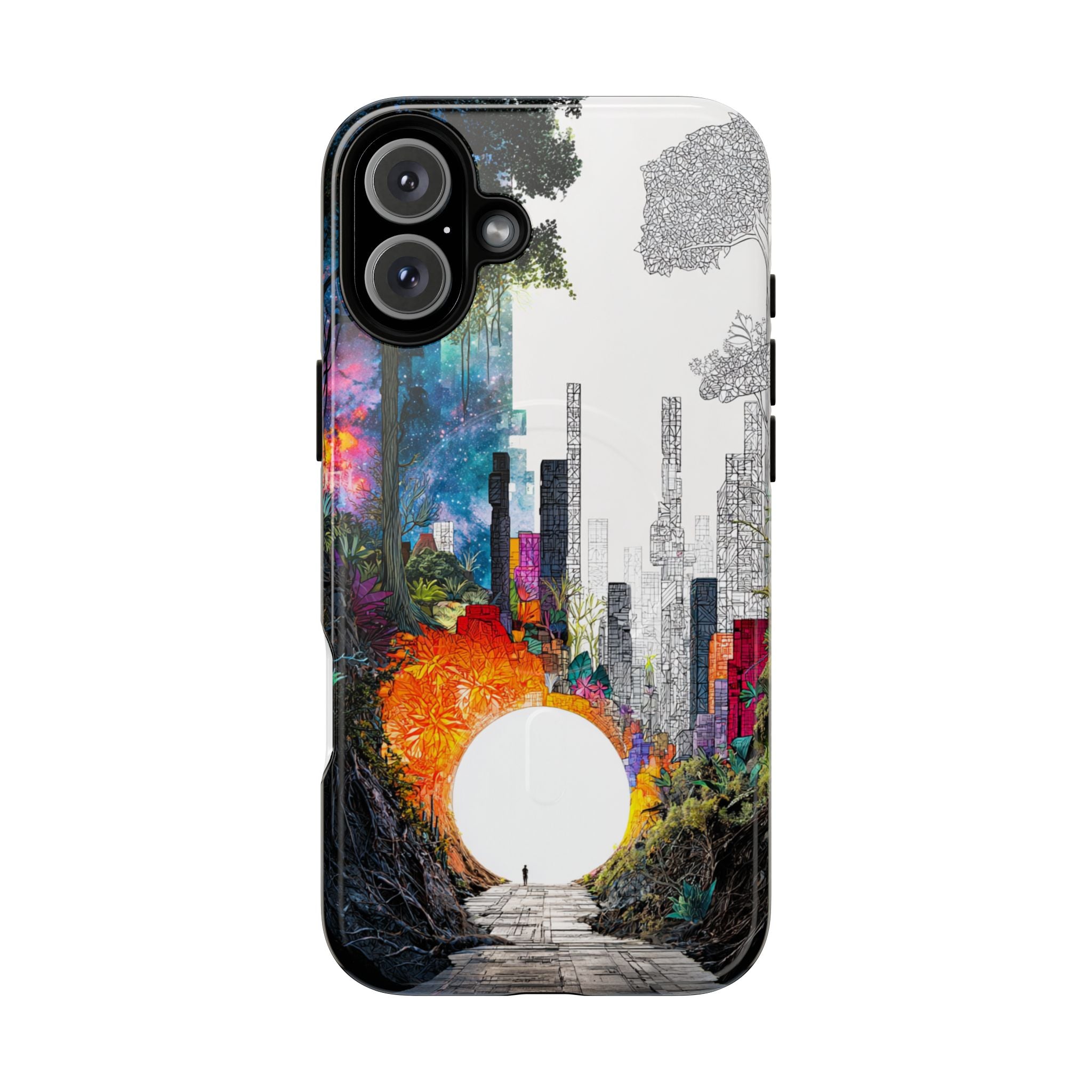 Between Worlds: Dividing Realities – Magnetic Tough iPhone Case