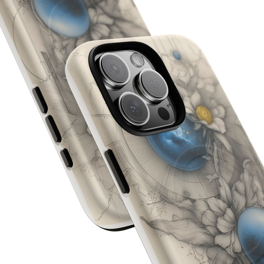 Galaxtia: Orbital Bloom – Tough magnetic iPhone Case