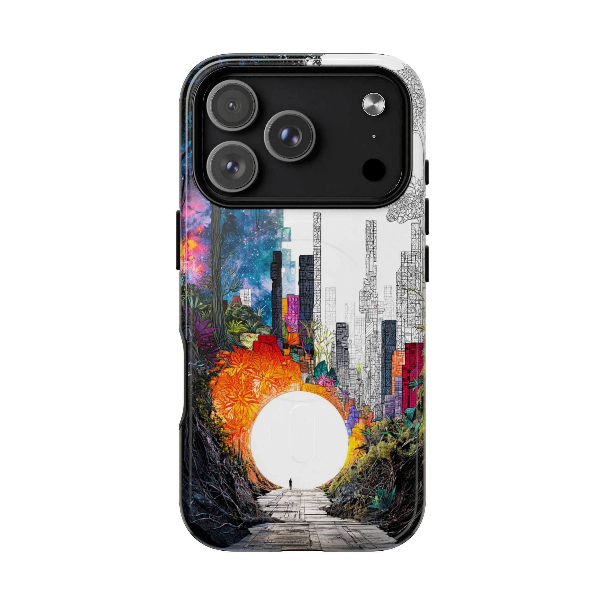 Between Worlds: Dividing Realities – Magnetic Tough iPhone Case