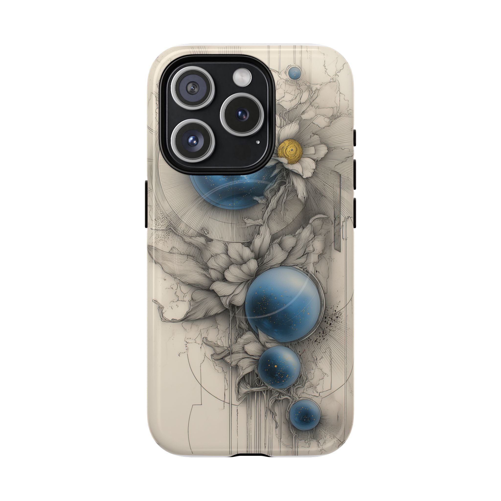 Galaxtia: Orbital Bloom – Tough magnetic iPhone Case