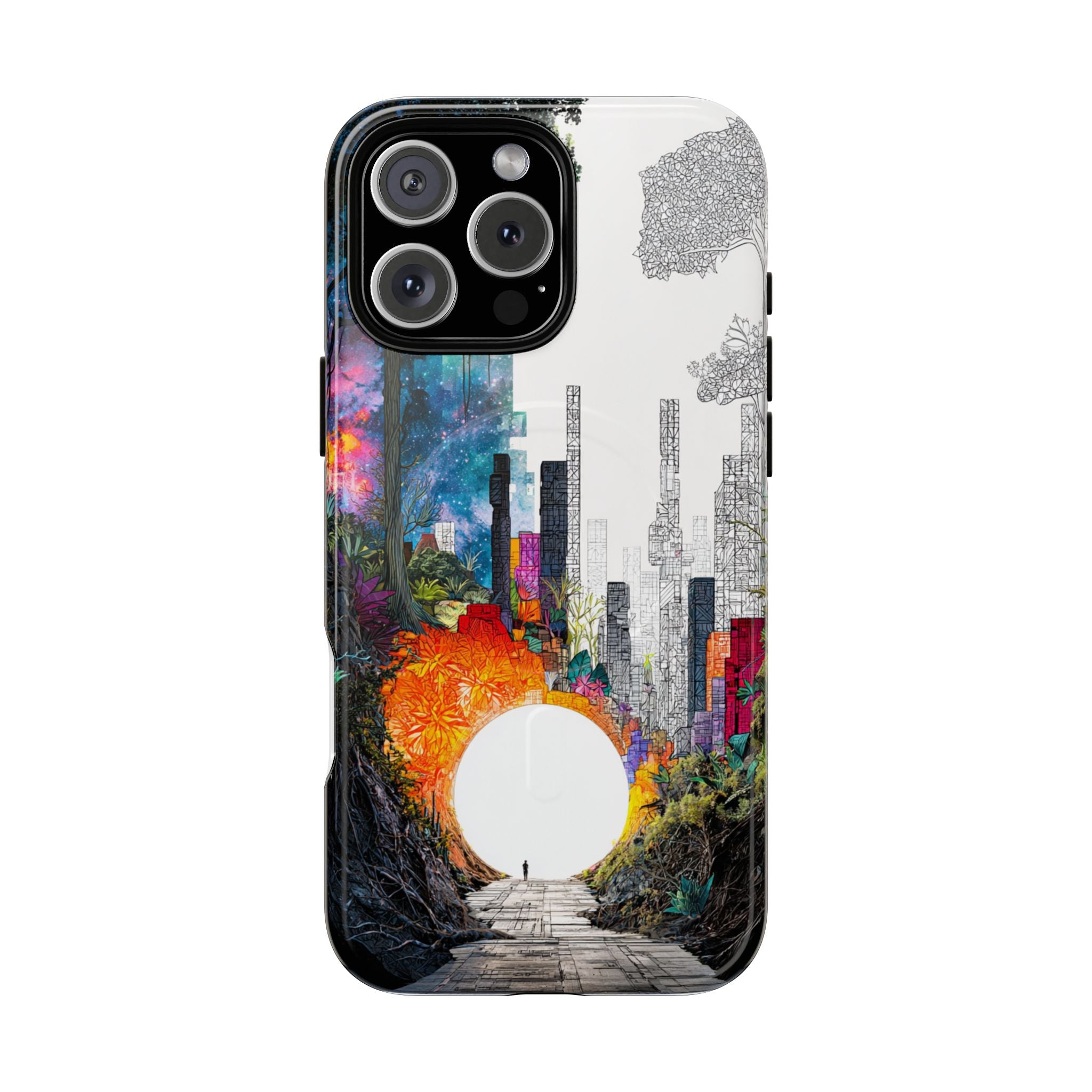 Between Worlds: Dividing Realities – Magnetic Tough iPhone Case