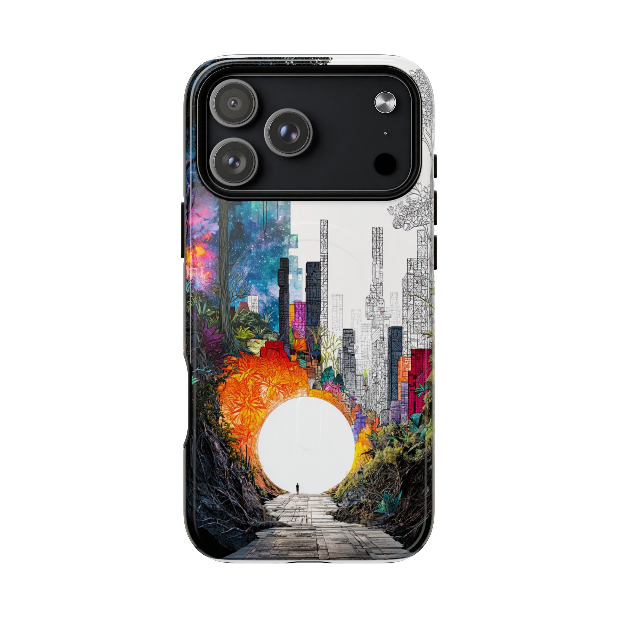 Between Worlds: Dividing Realities – Magnetic Tough iPhone Case