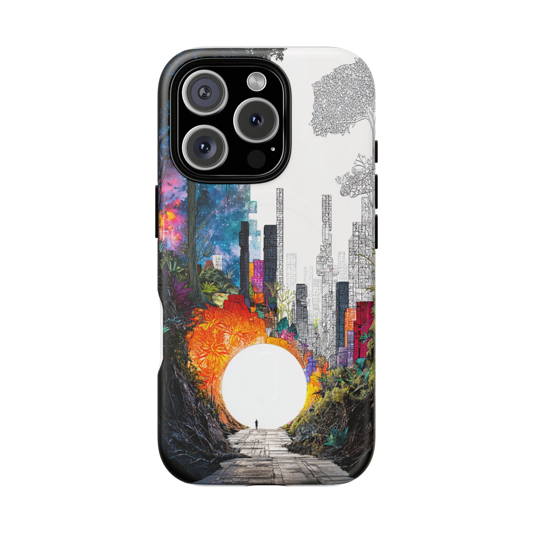 Between Worlds: Dividing Realities – Magnetic Tough iPhone Case