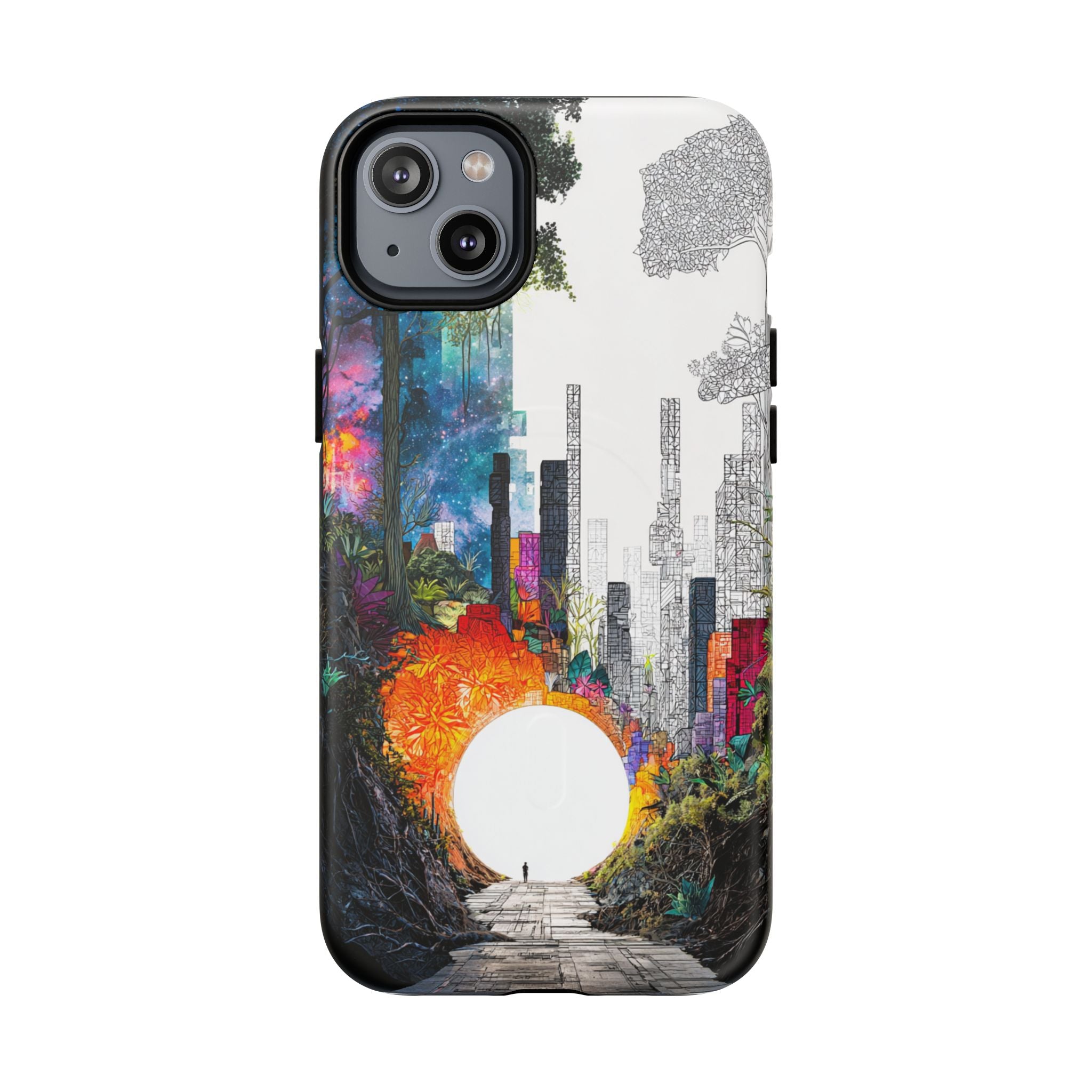 Between Worlds: Dividing Realities – Magnetic Tough iPhone Case