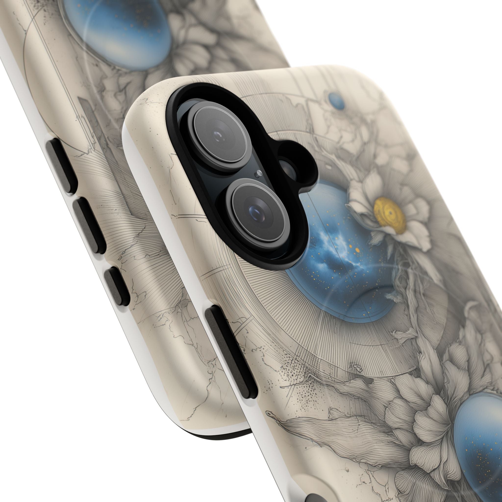 Galaxtia: Orbital Bloom – Tough magnetic iPhone Case