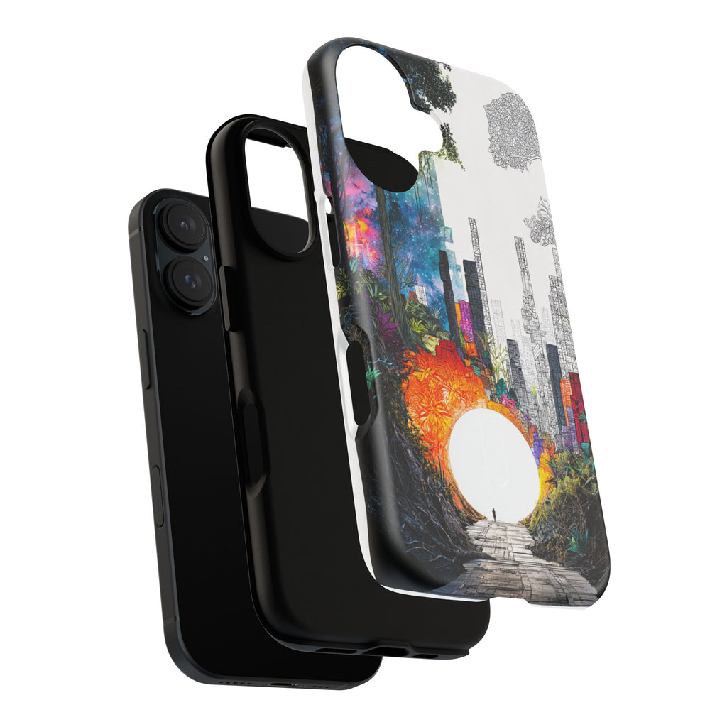 Between Worlds: Dividing Realities – Magnetic Tough iPhone Case