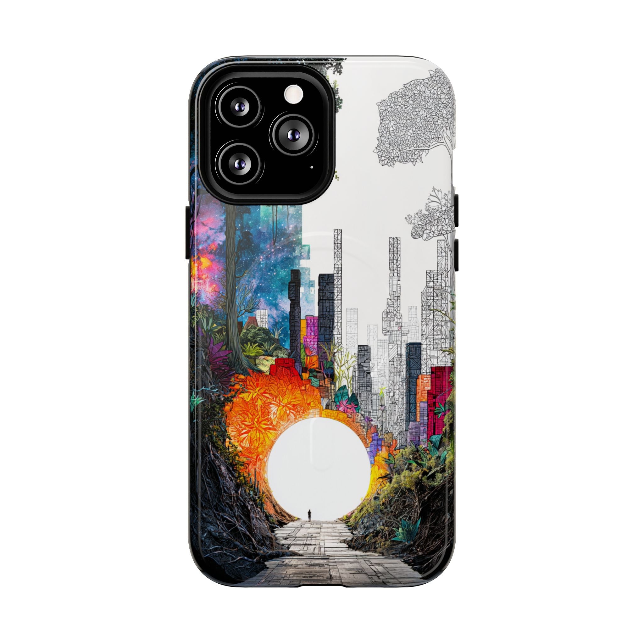 Between Worlds: Dividing Realities – Magnetic Tough iPhone Case