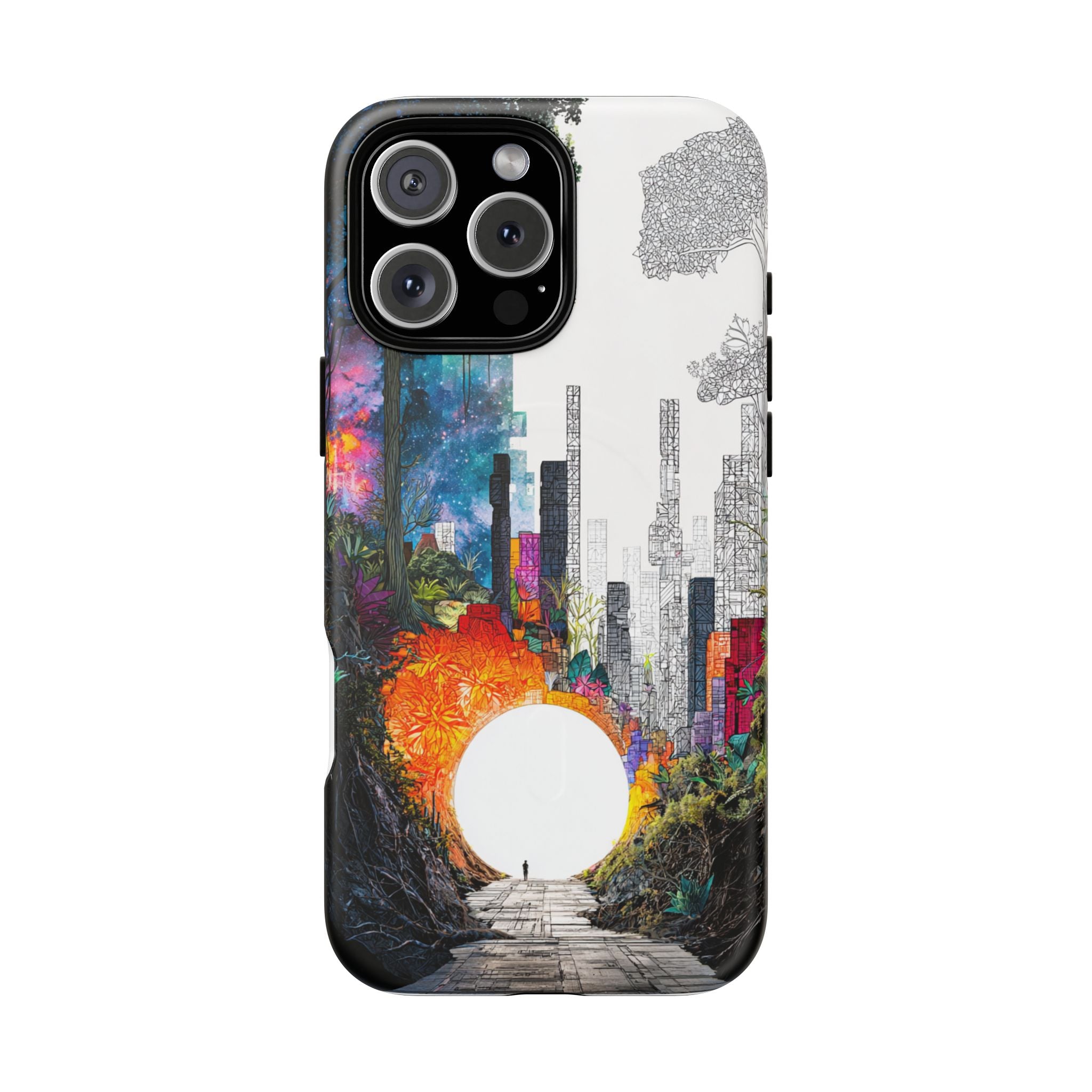 Between Worlds: Dividing Realities – Magnetic Tough iPhone Case