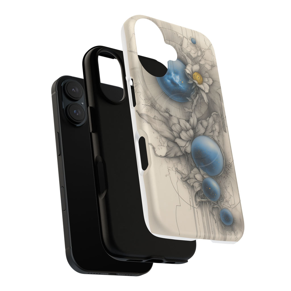 Galaxtia: Orbital Bloom – Tough magnetic iPhone Case