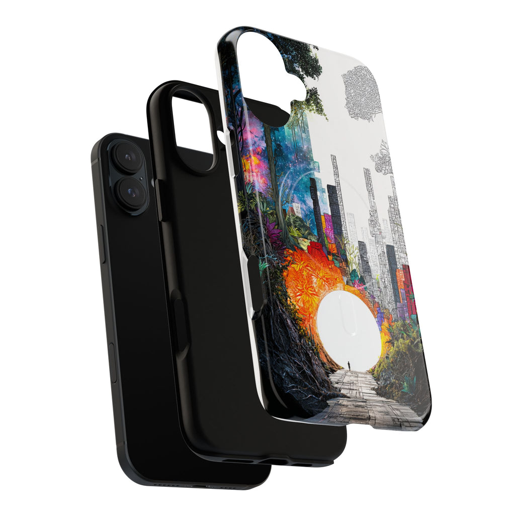 Between Worlds: Dividing Realities – Magnetic Tough iPhone Case