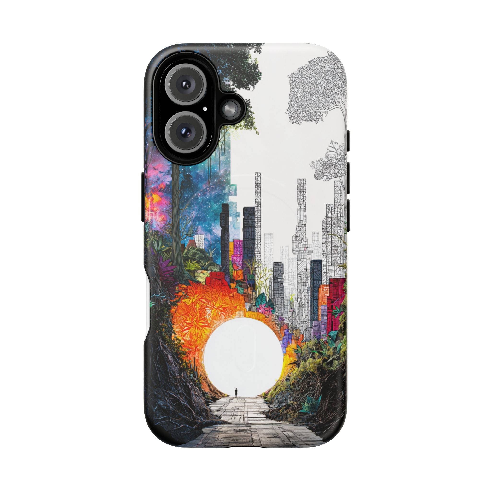 Between Worlds: Dividing Realities – Magnetic Tough iPhone Case