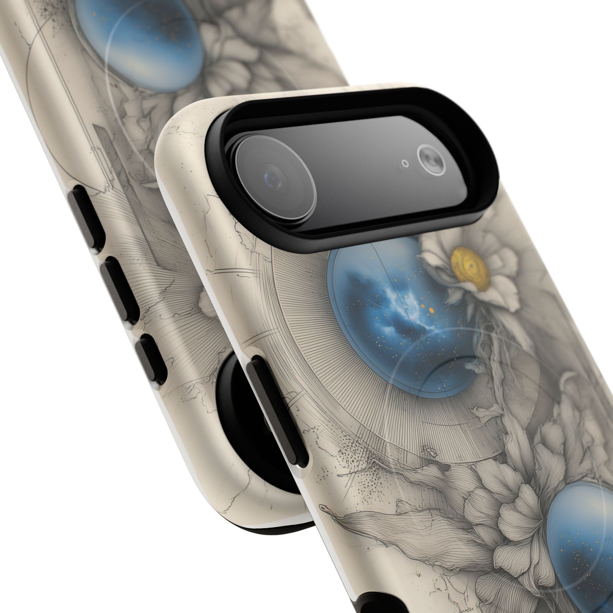 Galaxtia: Orbital Bloom – Tough magnetic iPhone Case
