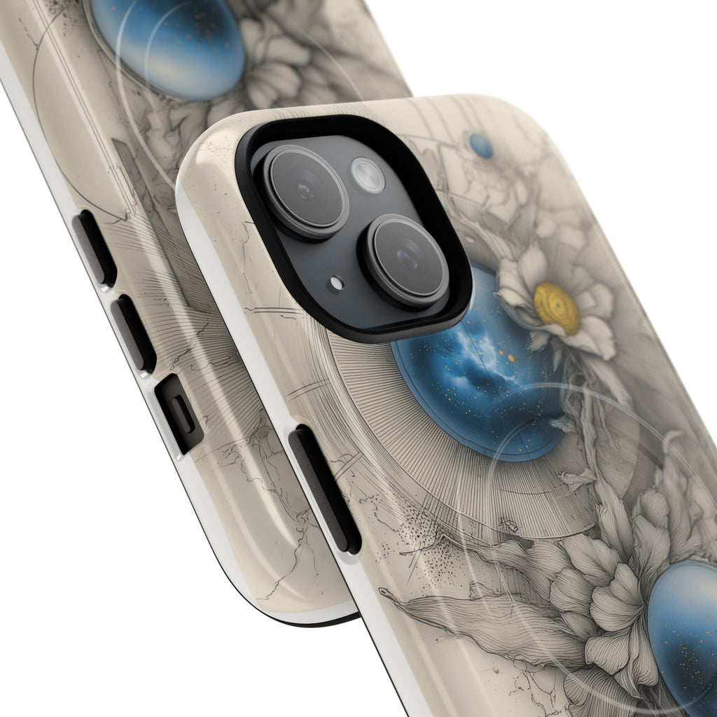 Galaxtia: Orbital Bloom – Tough magnetic iPhone Case