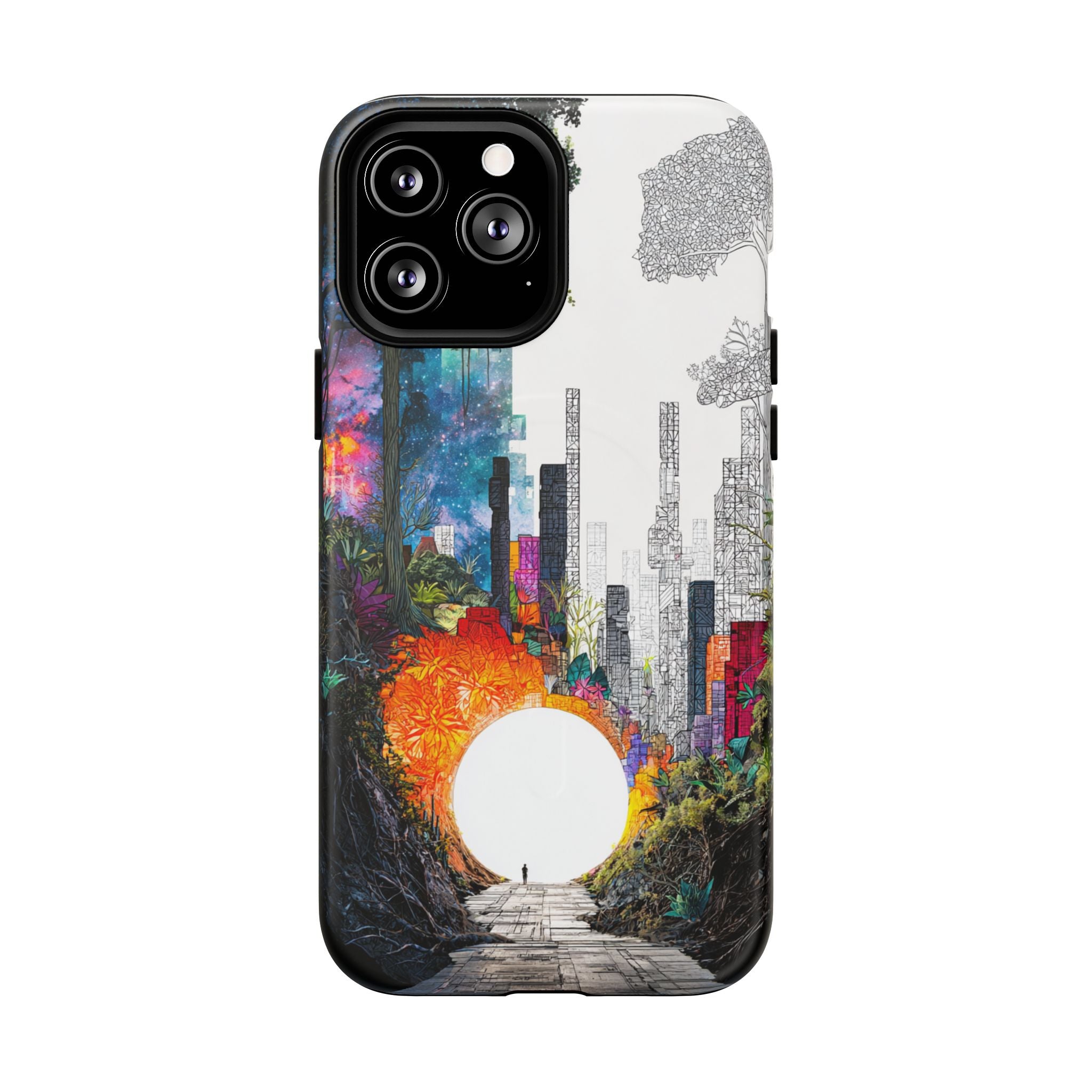 Between Worlds: Dividing Realities – Magnetic Tough iPhone Case