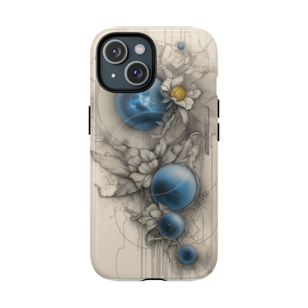 Galaxtia: Orbital Bloom – Tough magnetic iPhone Case