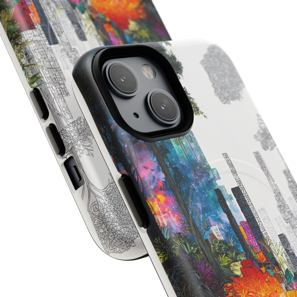 Between Worlds: Dividing Realities – Magnetic Tough iPhone Case