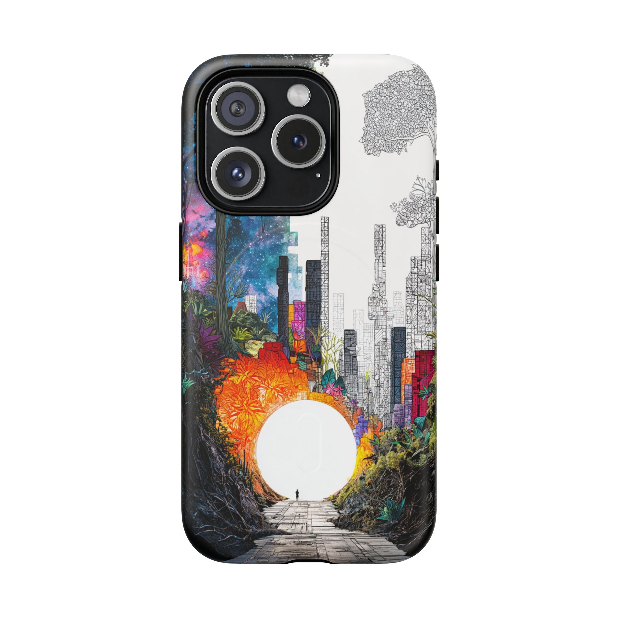 Between Worlds: Dividing Realities – Magnetic Tough iPhone Case