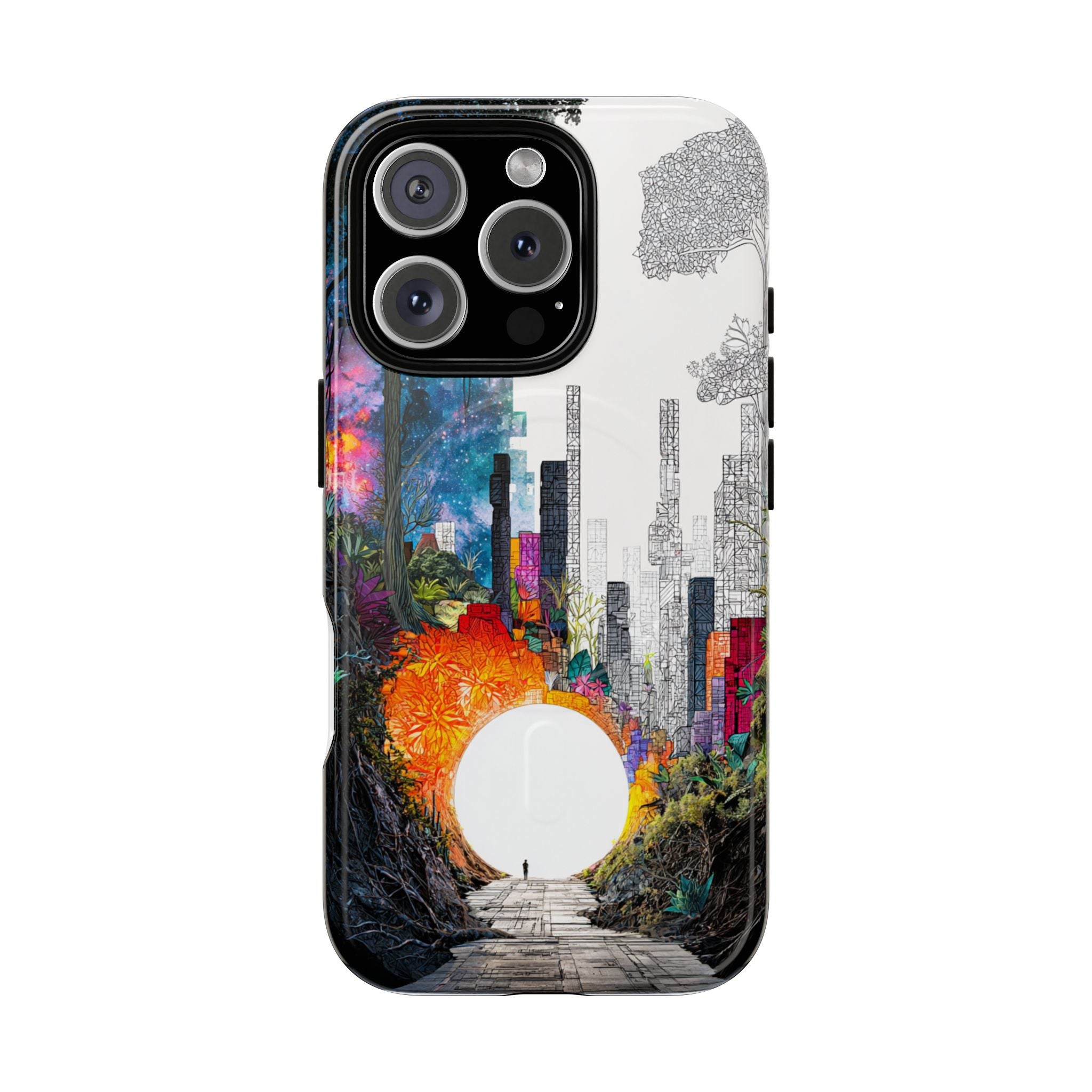 Between Worlds: Dividing Realities – Magnetic Tough iPhone Case