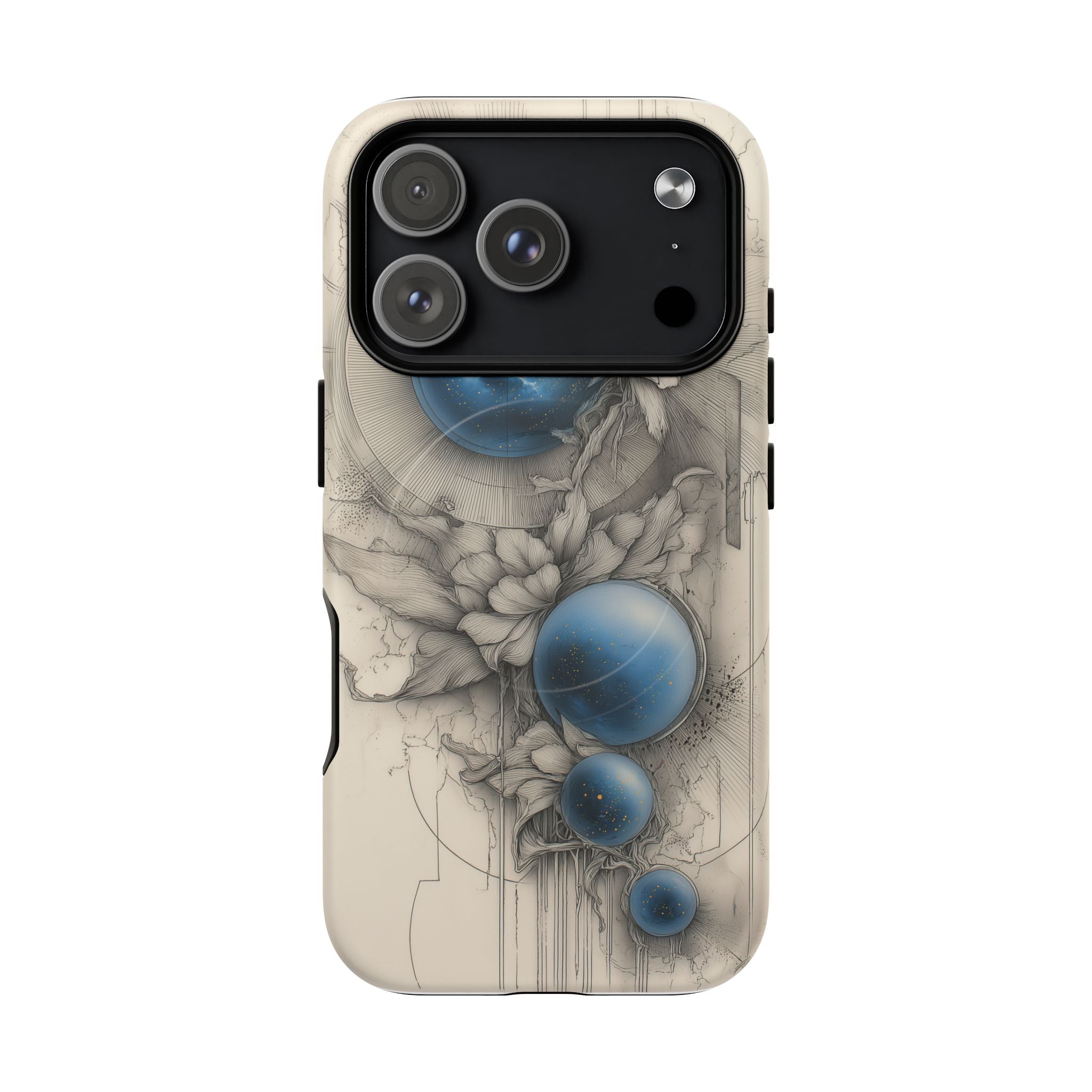 Galaxtia: Orbital Bloom – Tough magnetic iPhone Case