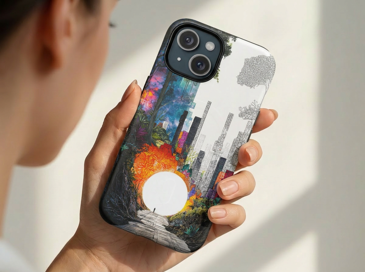 Between Worlds: Dividing Realities – Magnetic Tough iPhone Case