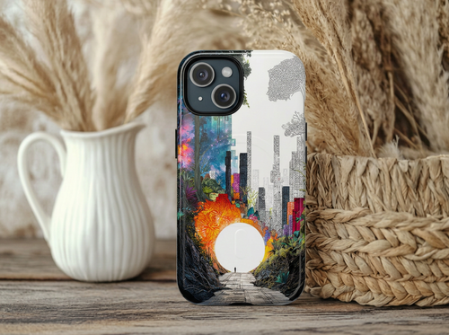 Between Worlds: Dividing Realities – Magnetic Tough iPhone Case