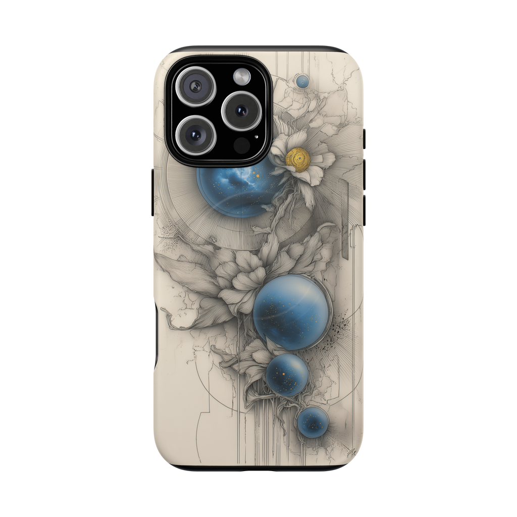 Galaxtia: Orbital Bloom – Tough magnetic iPhone Case