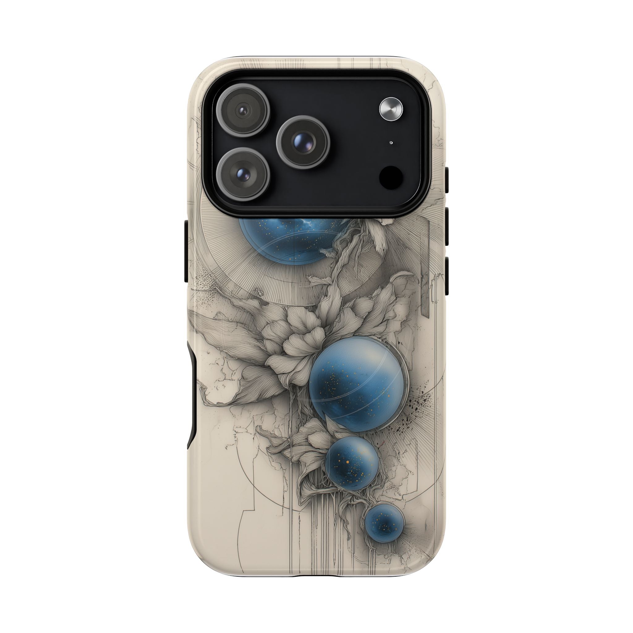 Galaxtia: Orbital Bloom – Tough magnetic iPhone Case