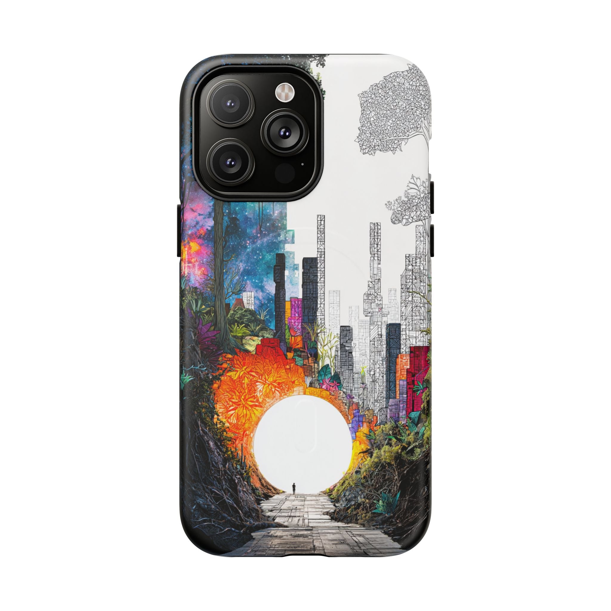 Between Worlds: Dividing Realities – Magnetic Tough iPhone Case