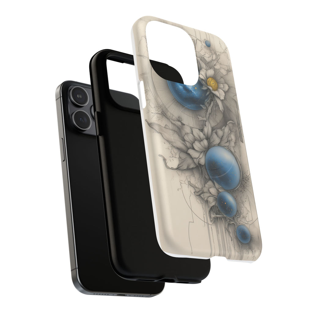 Galaxtia: Orbital Bloom – Tough magnetic iPhone Case