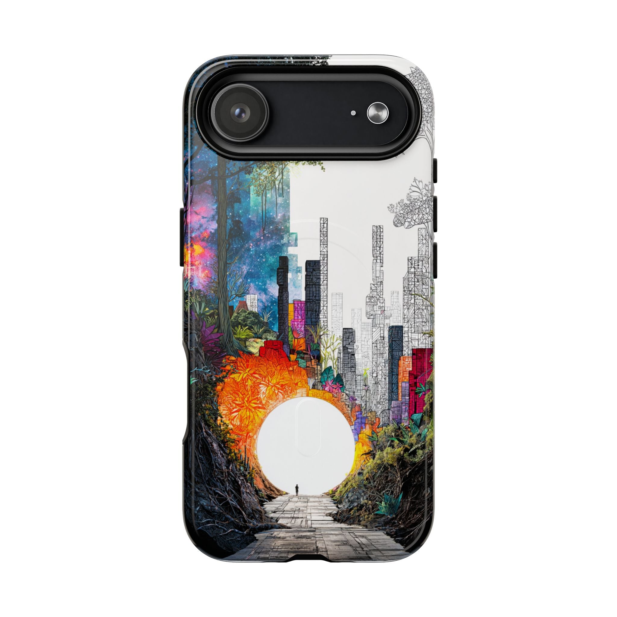 Between Worlds: Dividing Realities – Magnetic Tough iPhone Case