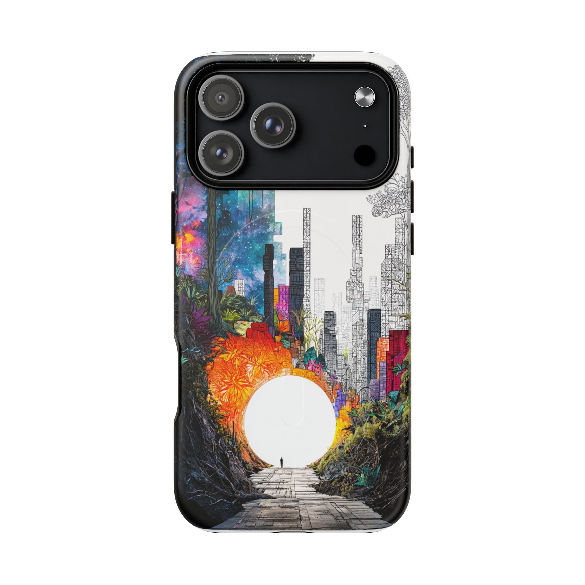 Between Worlds: Dividing Realities – Magnetic Tough iPhone Case