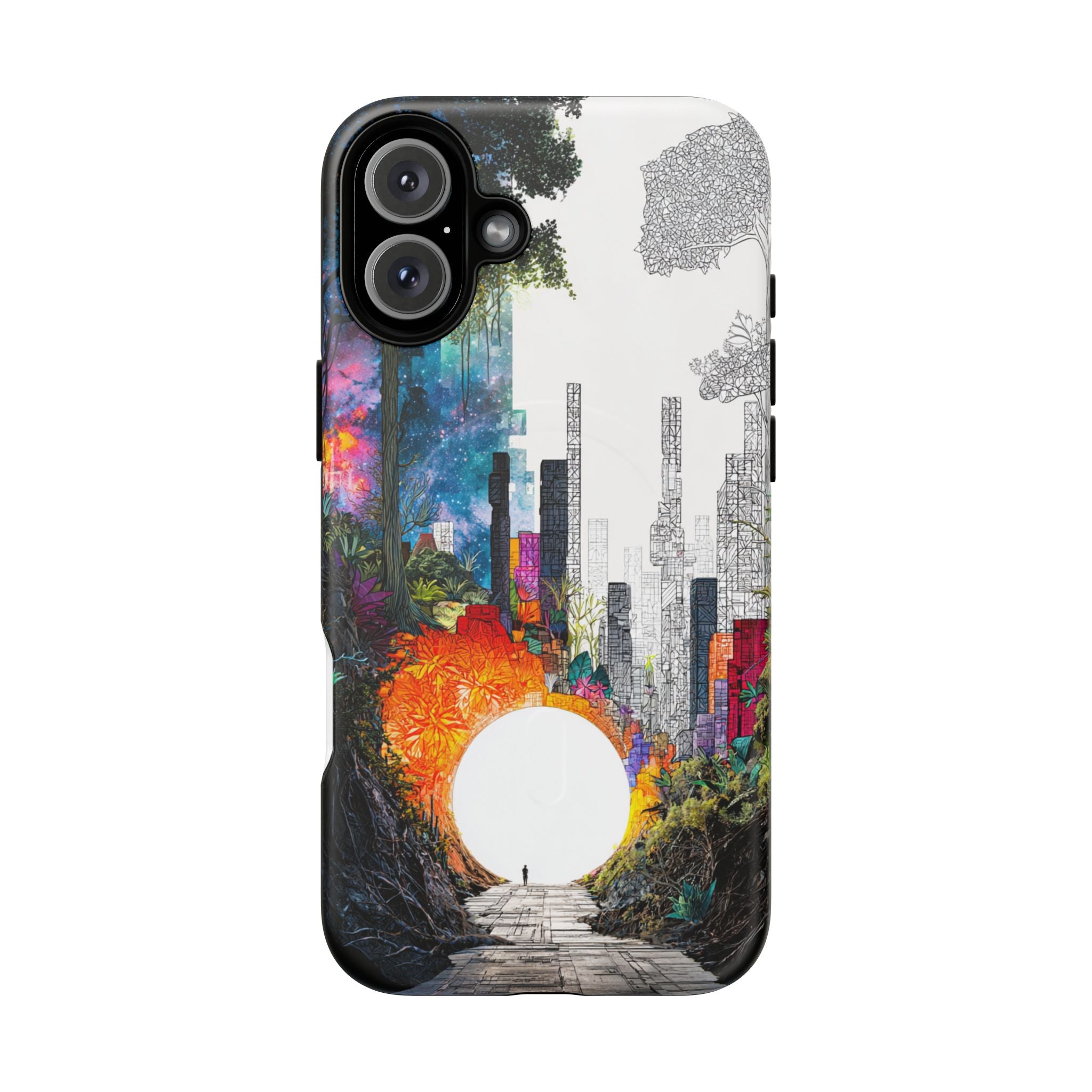 Between Worlds: Dividing Realities – Magnetic Tough iPhone Case