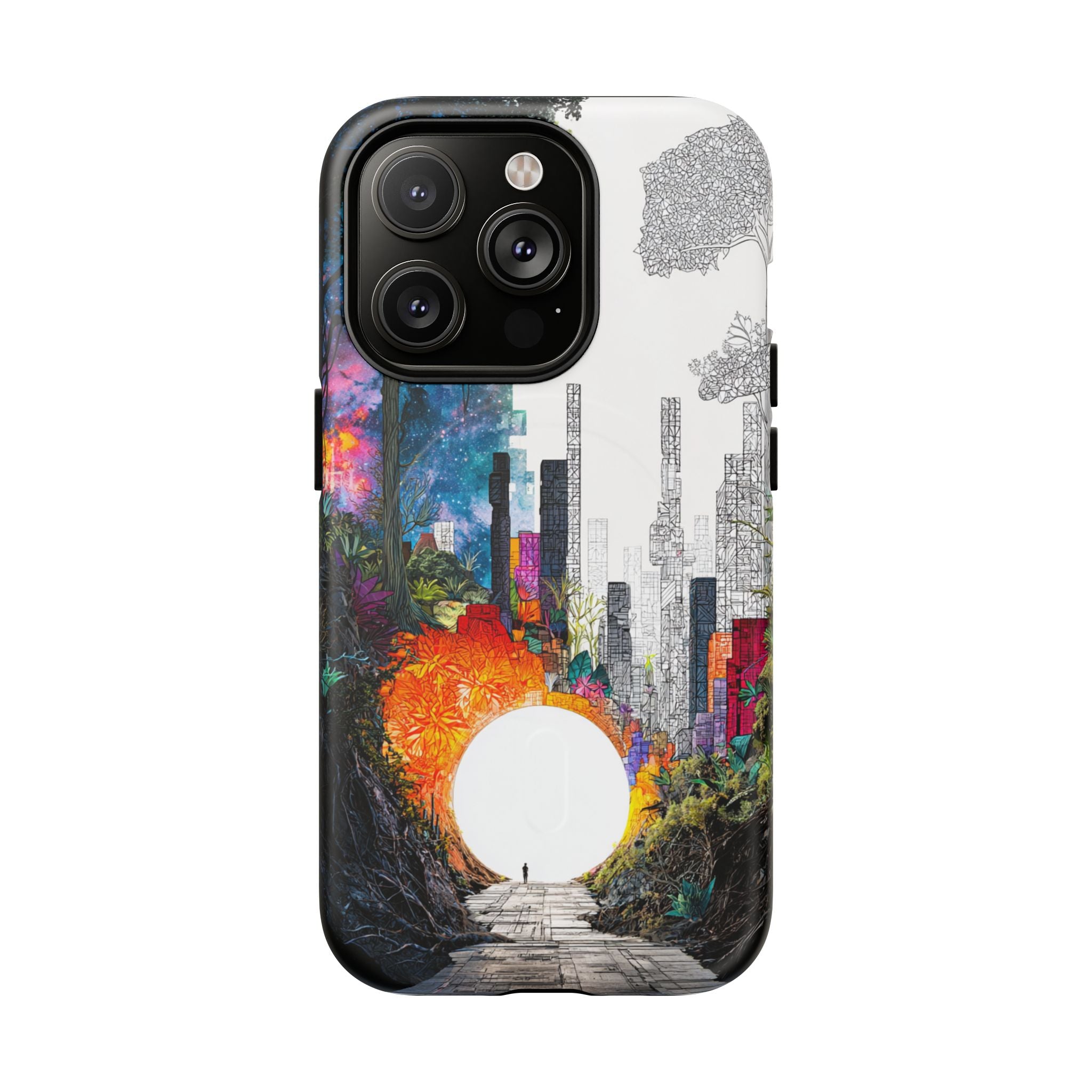 Between Worlds: Dividing Realities – Magnetic Tough iPhone Case