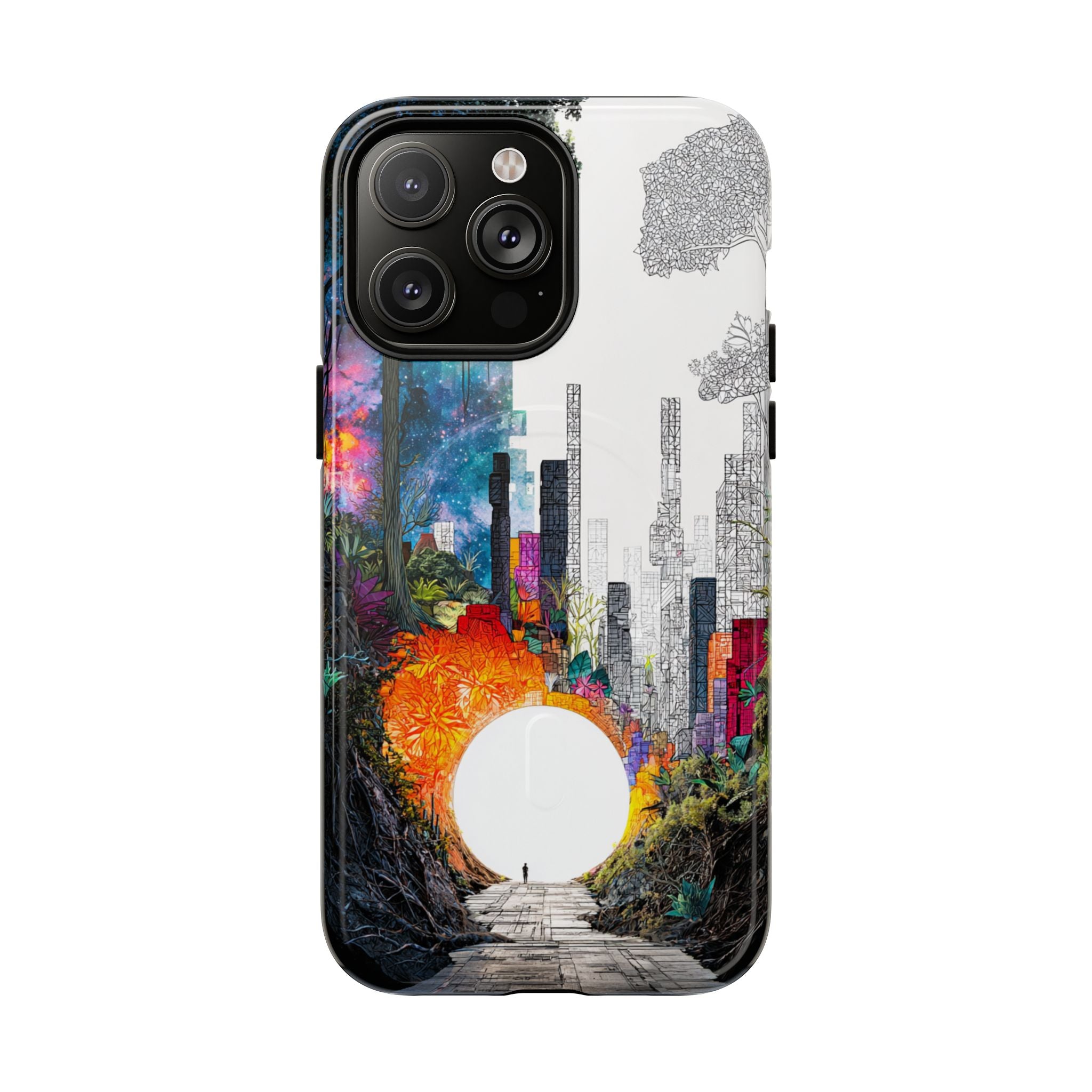 Between Worlds: Dividing Realities – Magnetic Tough iPhone Case