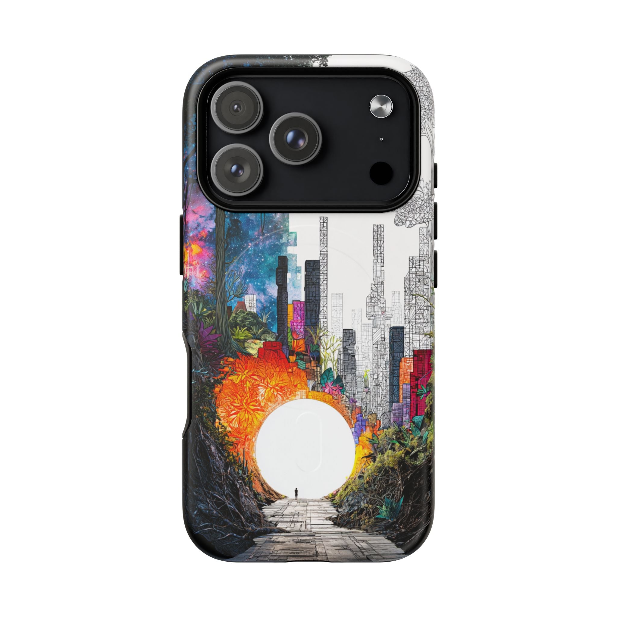 Between Worlds: Dividing Realities – Magnetic Tough iPhone Case