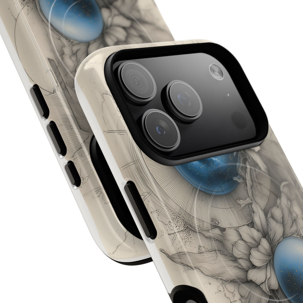 Galaxtia: Orbital Bloom – Tough magnetic iPhone Case