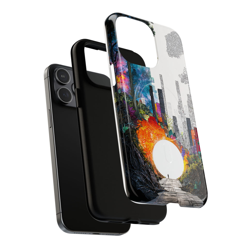 Between Worlds: Dividing Realities – Magnetic Tough iPhone Case