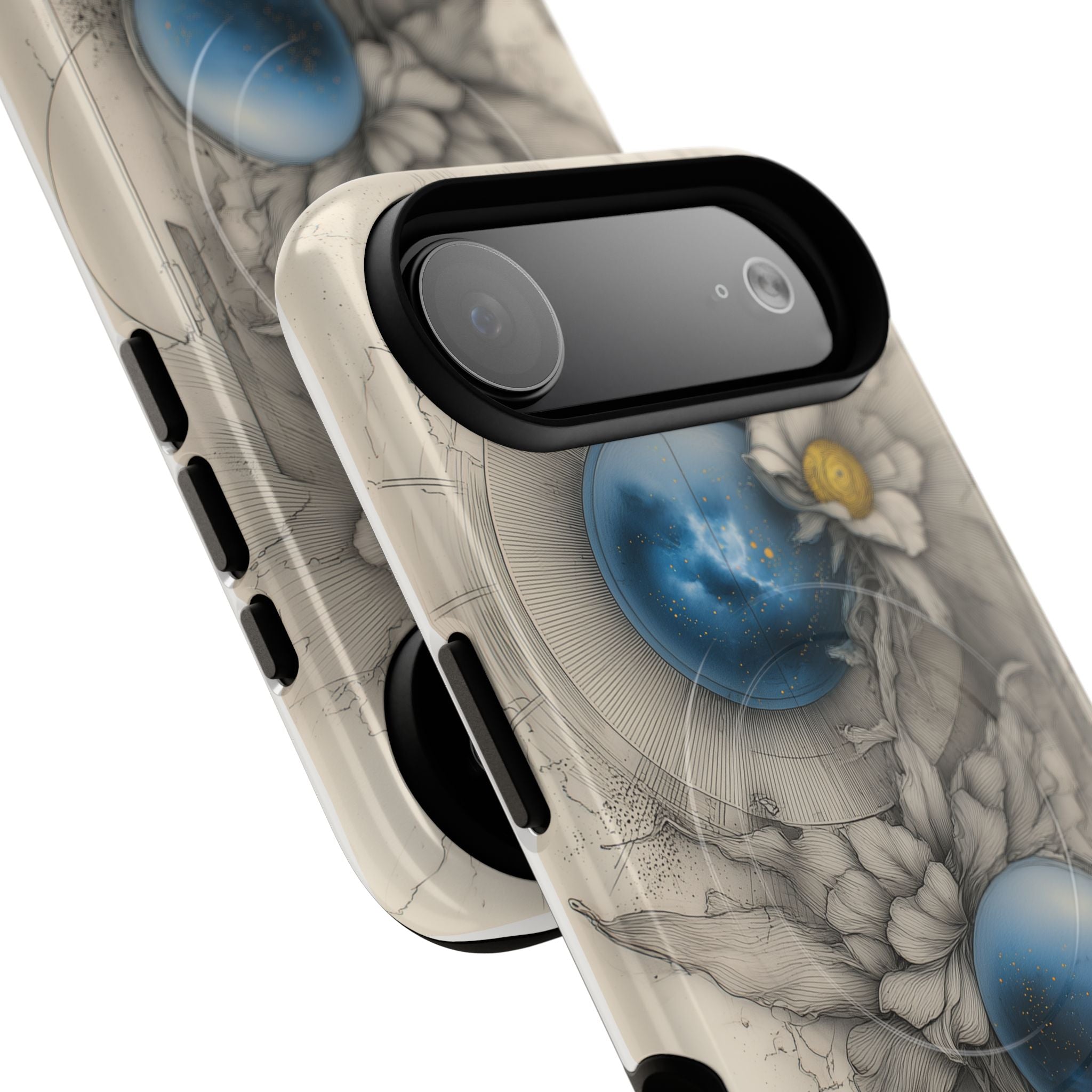 Galaxtia: Orbital Bloom – Tough magnetic iPhone Case