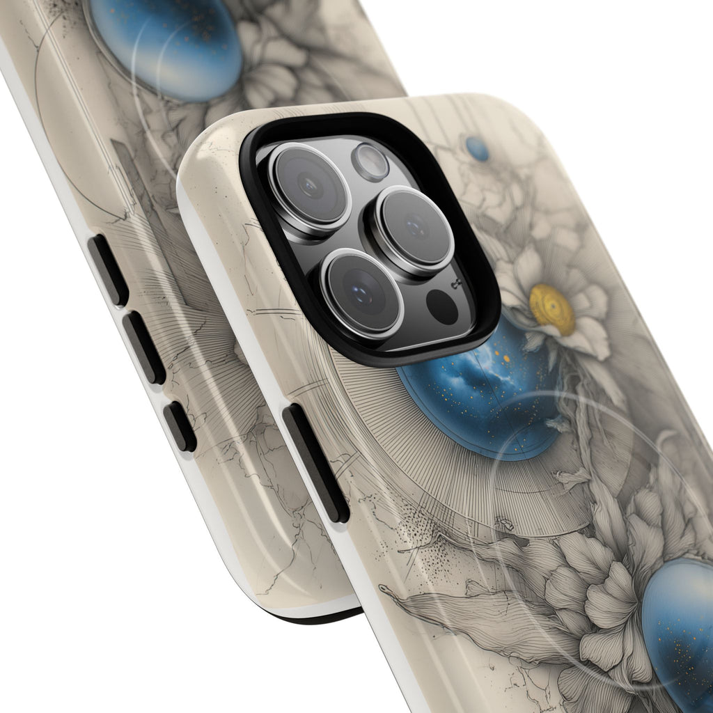 Galaxtia: Orbital Bloom – Tough magnetic iPhone Case