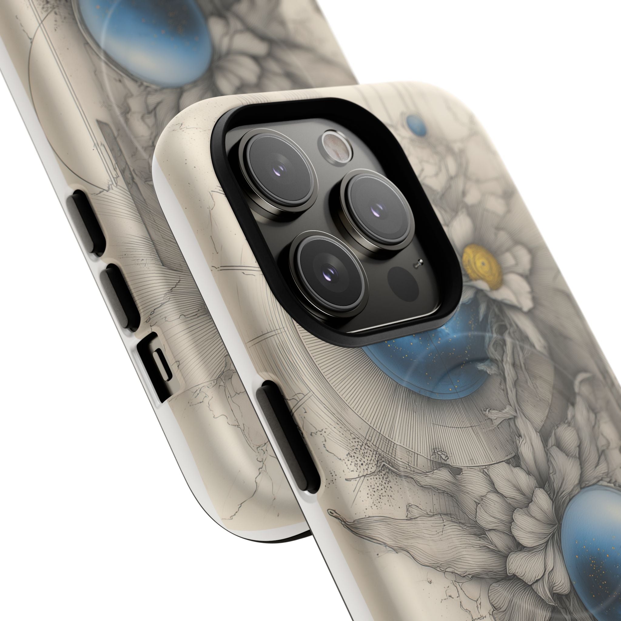 Galaxtia: Orbital Bloom – Tough magnetic iPhone Case