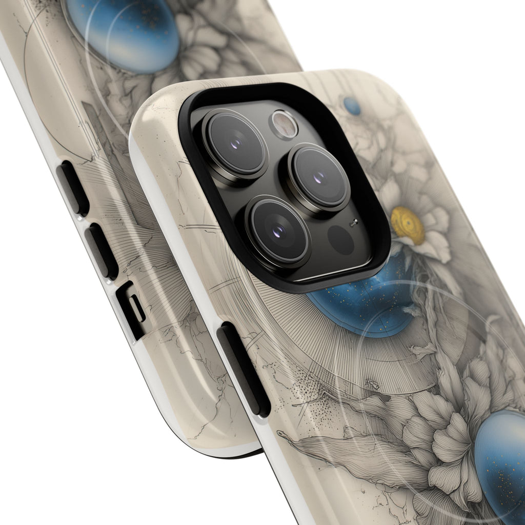 Galaxtia: Orbital Bloom – Tough magnetic iPhone Case