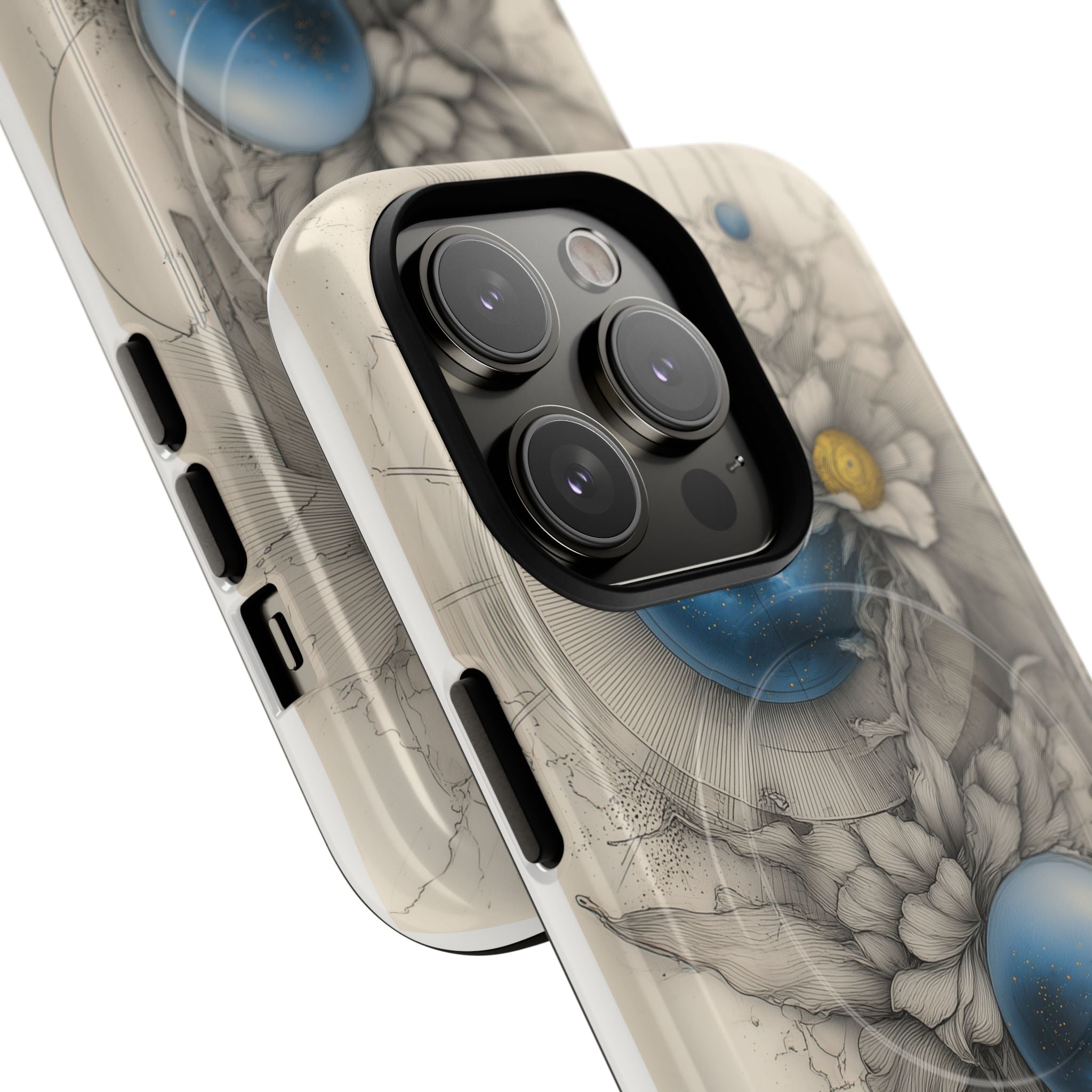 Galaxtia: Orbital Bloom – Tough magnetic iPhone Case