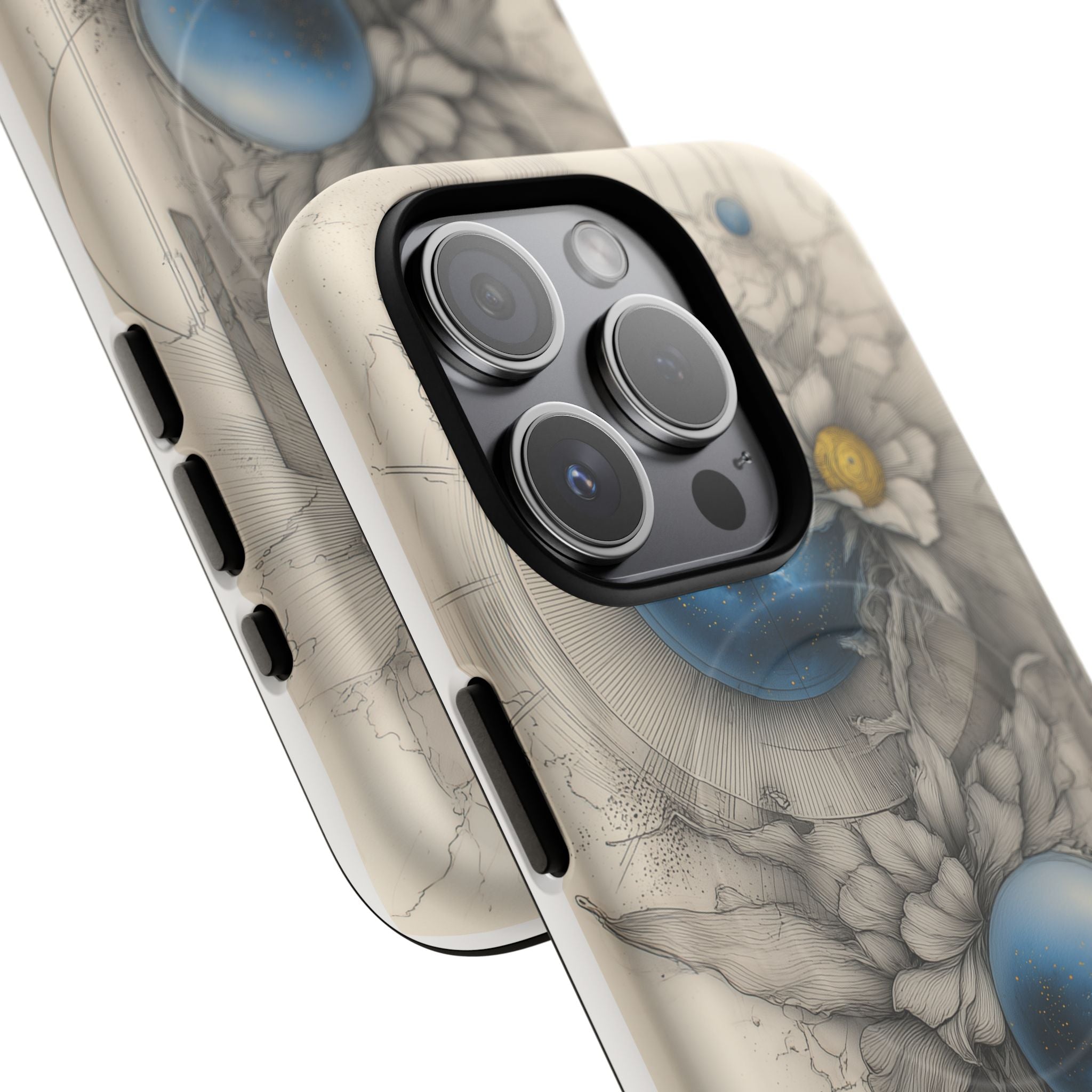 Galaxtia: Orbital Bloom – Tough magnetic iPhone Case