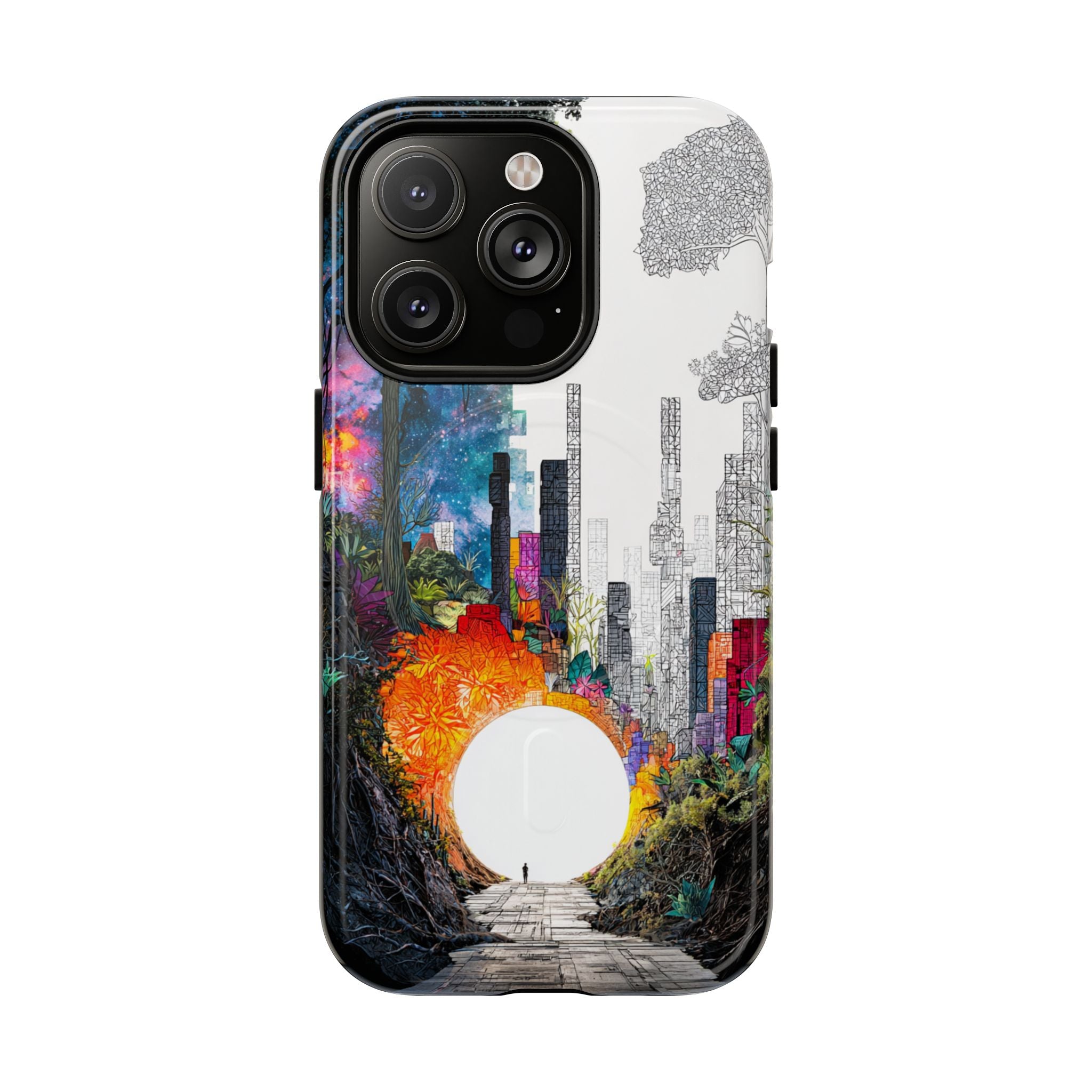 Between Worlds: Dividing Realities – Magnetic Tough iPhone Case