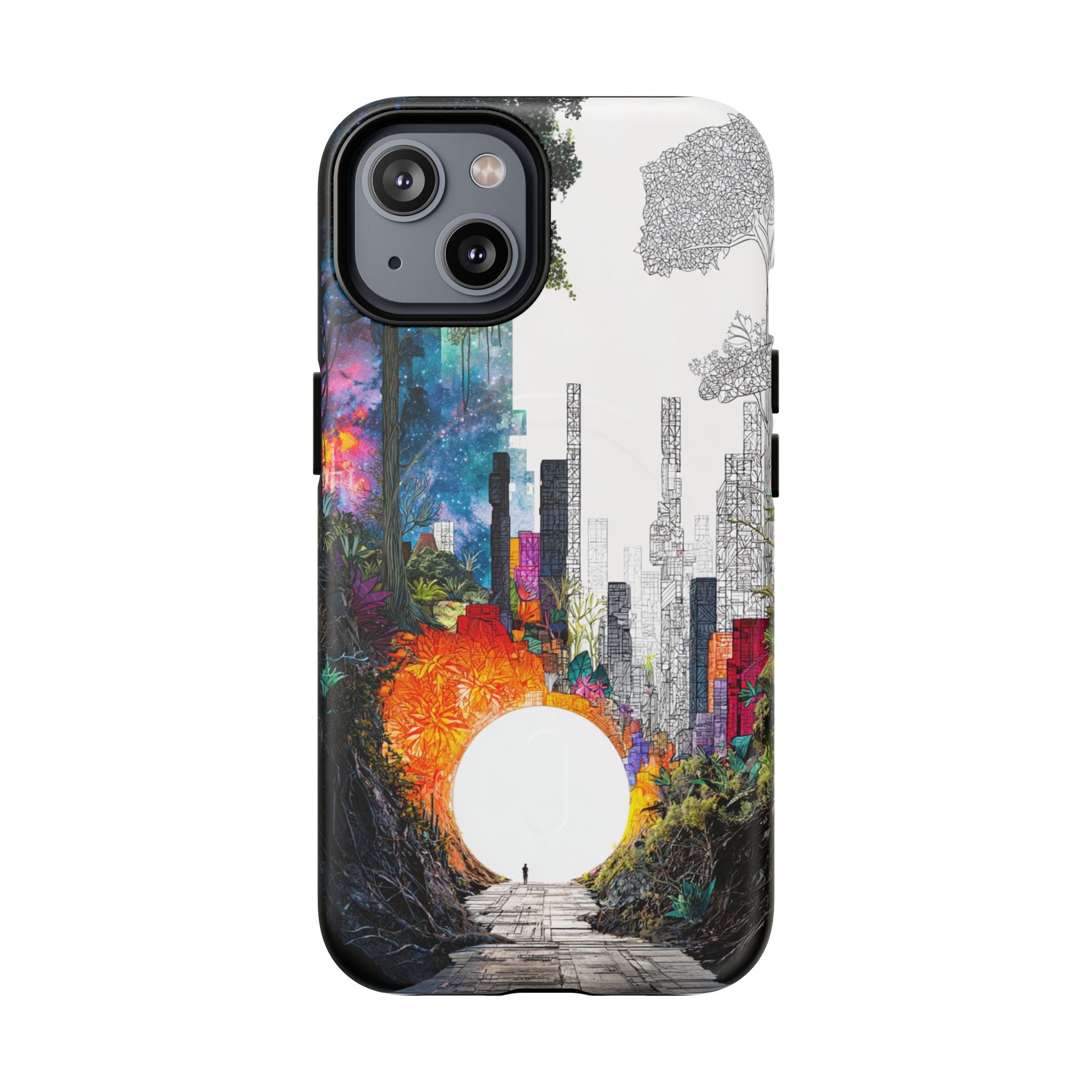 Between Worlds: Dividing Realities – Magnetic Tough iPhone Case