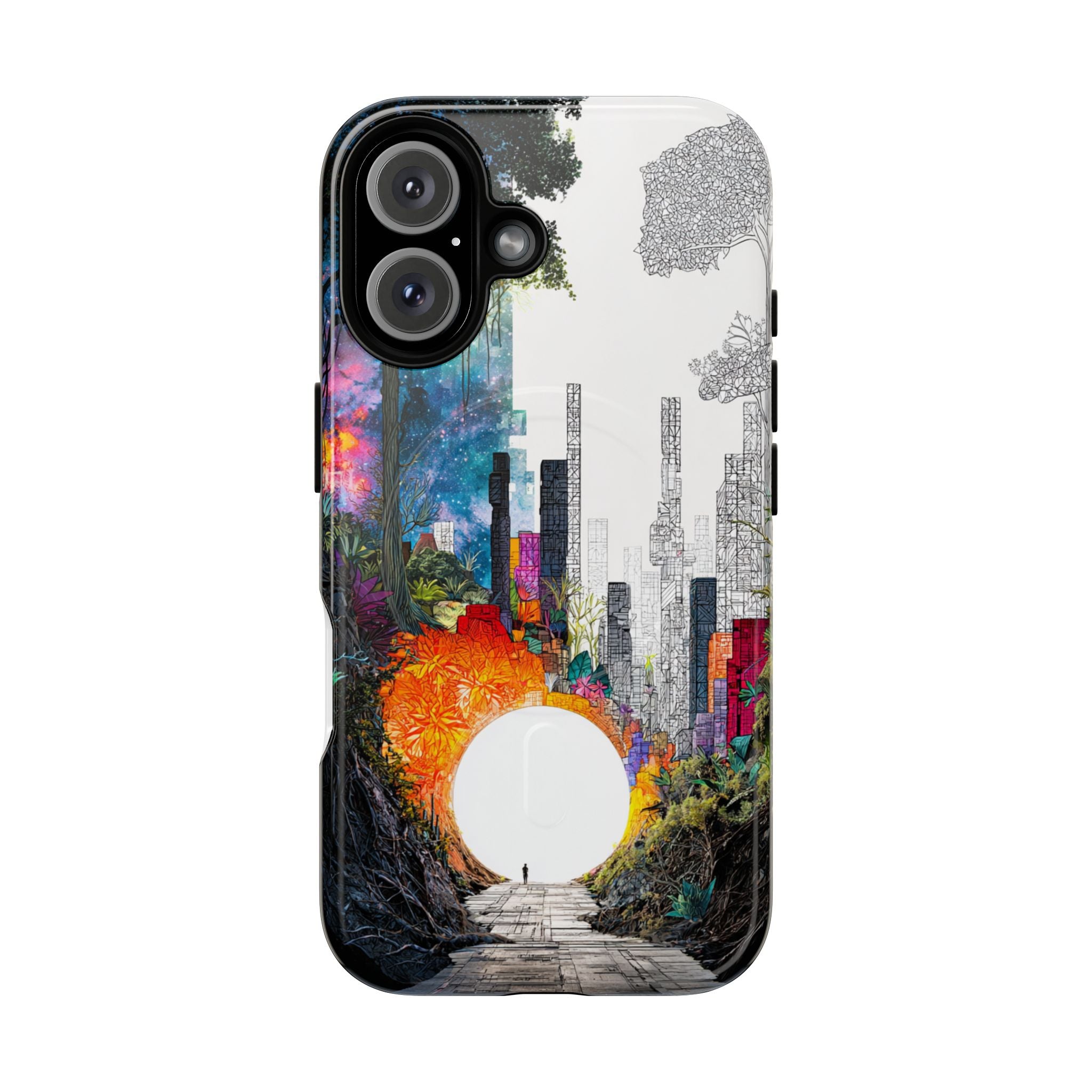 Between Worlds: Dividing Realities – Magnetic Tough iPhone Case